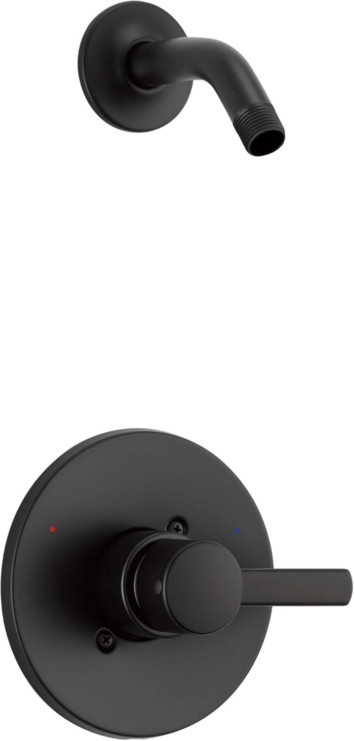 Peerless PTT188782-BLLHD Precept Trim Kit Shower Only, Matte Black