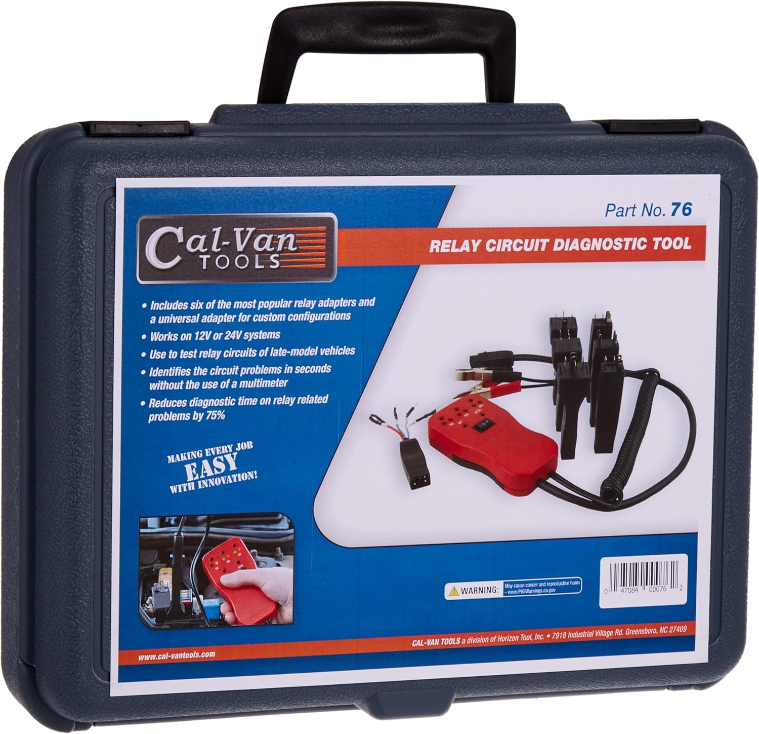 Cal-Van Tools Relay Circuit Diagnostic Tool 12-24