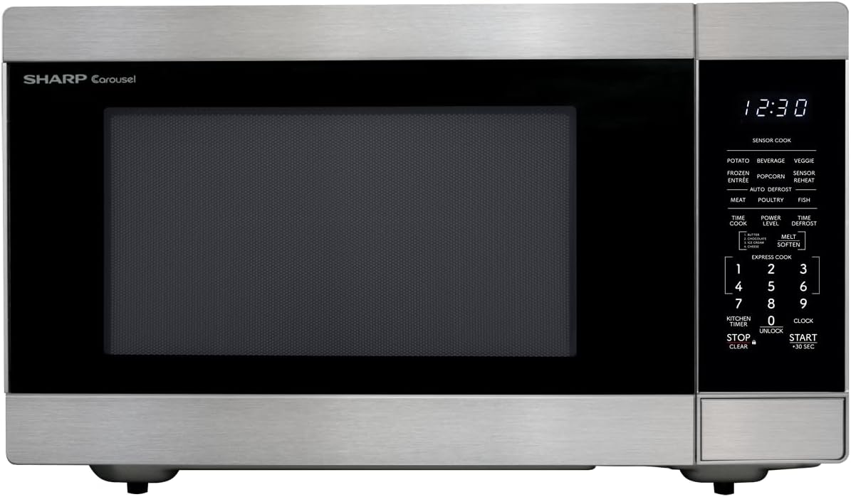 SHARP Countertop Microwave Oven with Removable 16.5