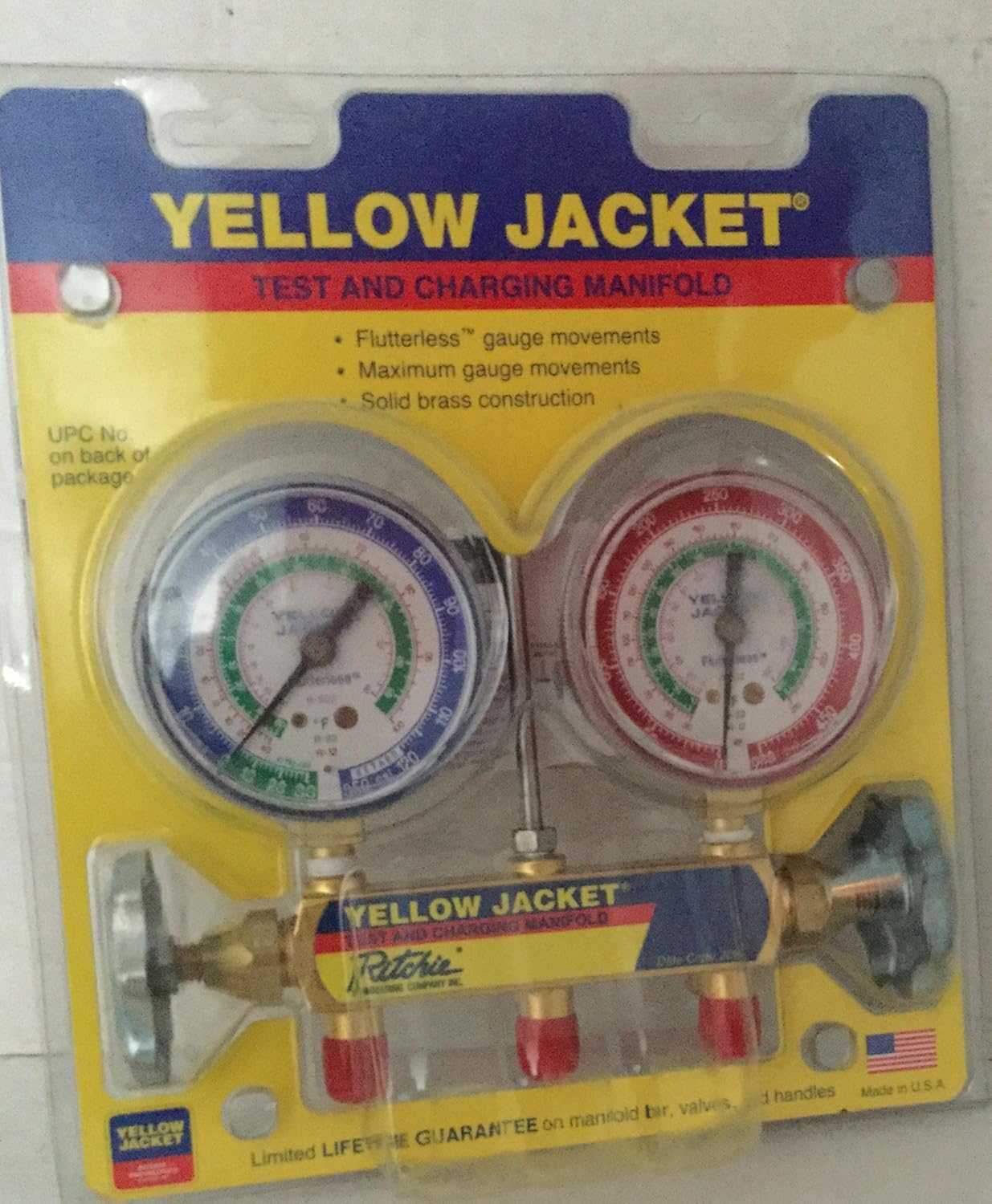 Yellow Jacket 41212 Manifold Only with 2-1/2