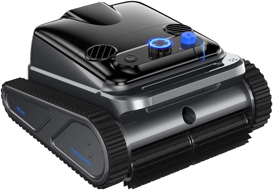 Y50 Robotic Pool Vacuum – Powerful Suction, Wall Climbing, Cordless