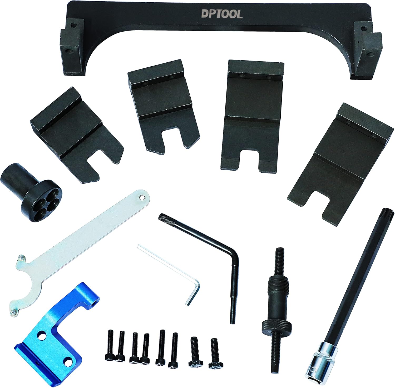 DPTOOL Camshaft Alignment Tool for BMW MINI B36 B38 A15 A12 B46 B48 A20 B58 Engine Camshaft Timing Tool Set with T60 Cylinder Head Screw Removal Socket Vanos Solenoid Valve Remover
