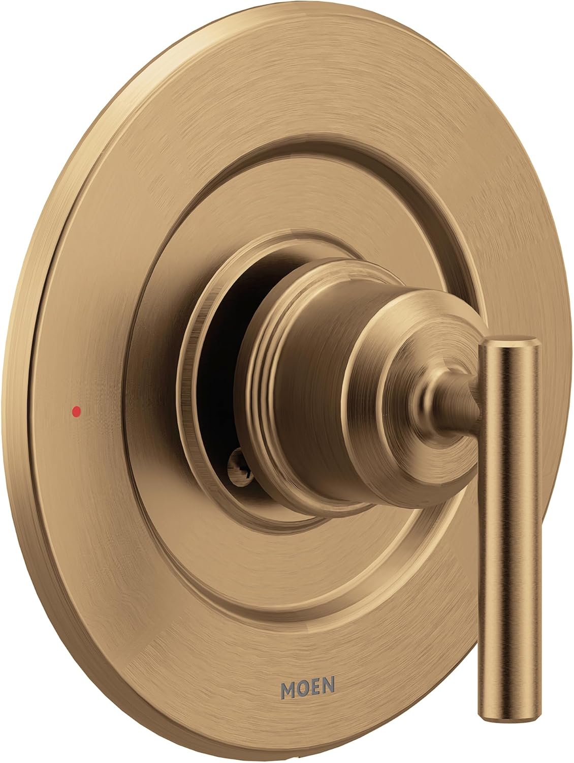 Moen Gibson Bronzed Gold Pressure Balancing Modern Shower Lever Handle, Posi-Temp Valve Required, T2901BZG