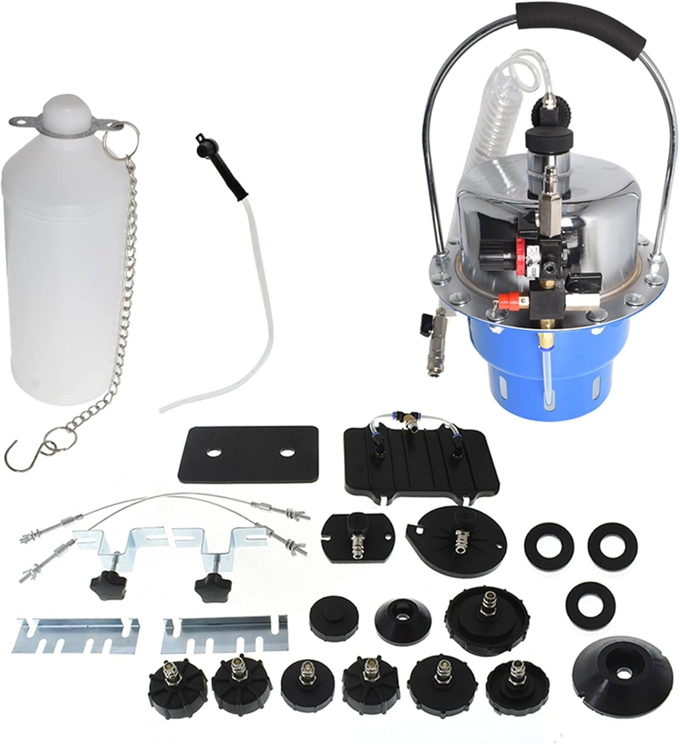 munirater Portable 5L Air Pressure Kit Brake and Clutch Bleeder Valve System Kit
