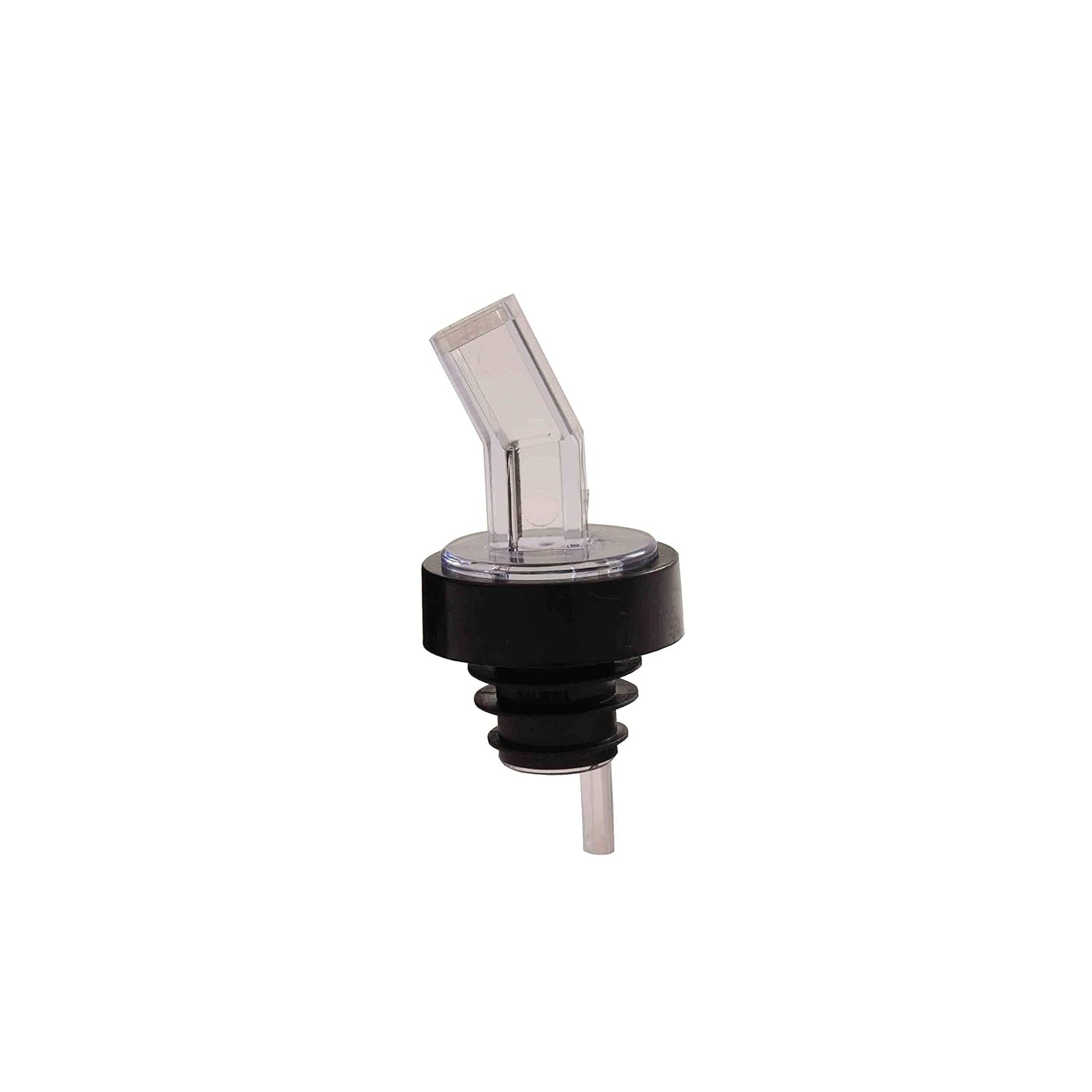 Thunder Group PLPR600CL Liquor Pourer, Free Flow, with Screen, fits Standard 750ml Liquor Bottle, SAN (Plastic), Clear (12 Each per Pack), Sold in A CASE of 144 EACH/12 Packs PER CASE