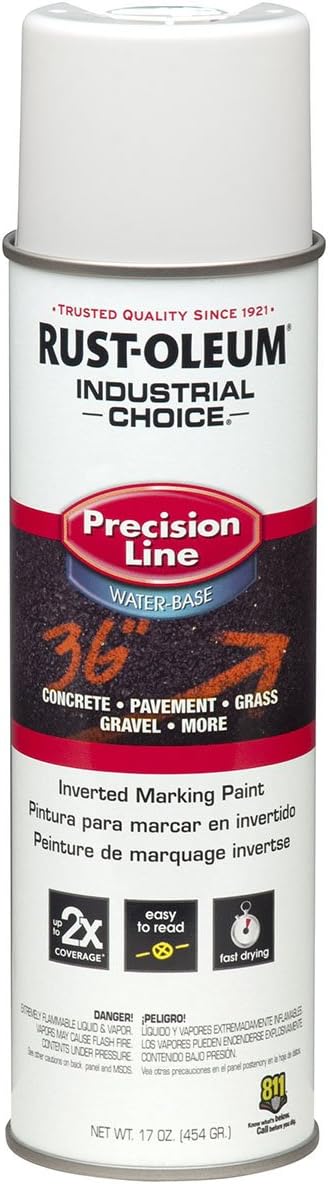 Rustoleum Paint Inverted Marking Paint White 12/BX #203039