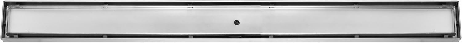 DreamDrains 48 in Stainless Steel Linear Shower Drain - Tile Insert Drain - Easy Installation Linear Drain Kit (Tile Insert Grate, 48 x 2.75 in)