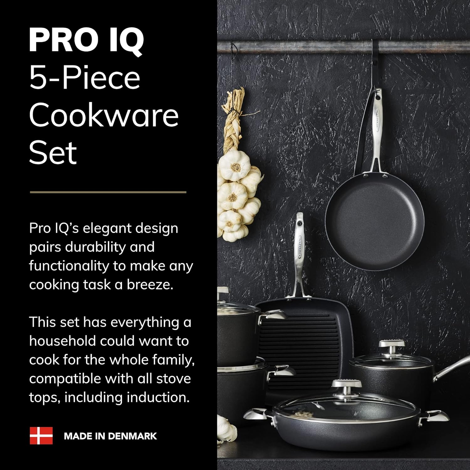 Scanpan PRO IQ 5 Piece Nonstick Cookware Set