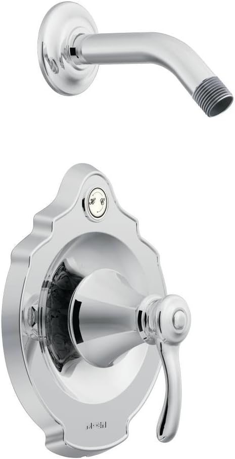 Moen T2502NH Vestige Single Handle PosiTemp Pressure Balanced Shower Trim, Chrome