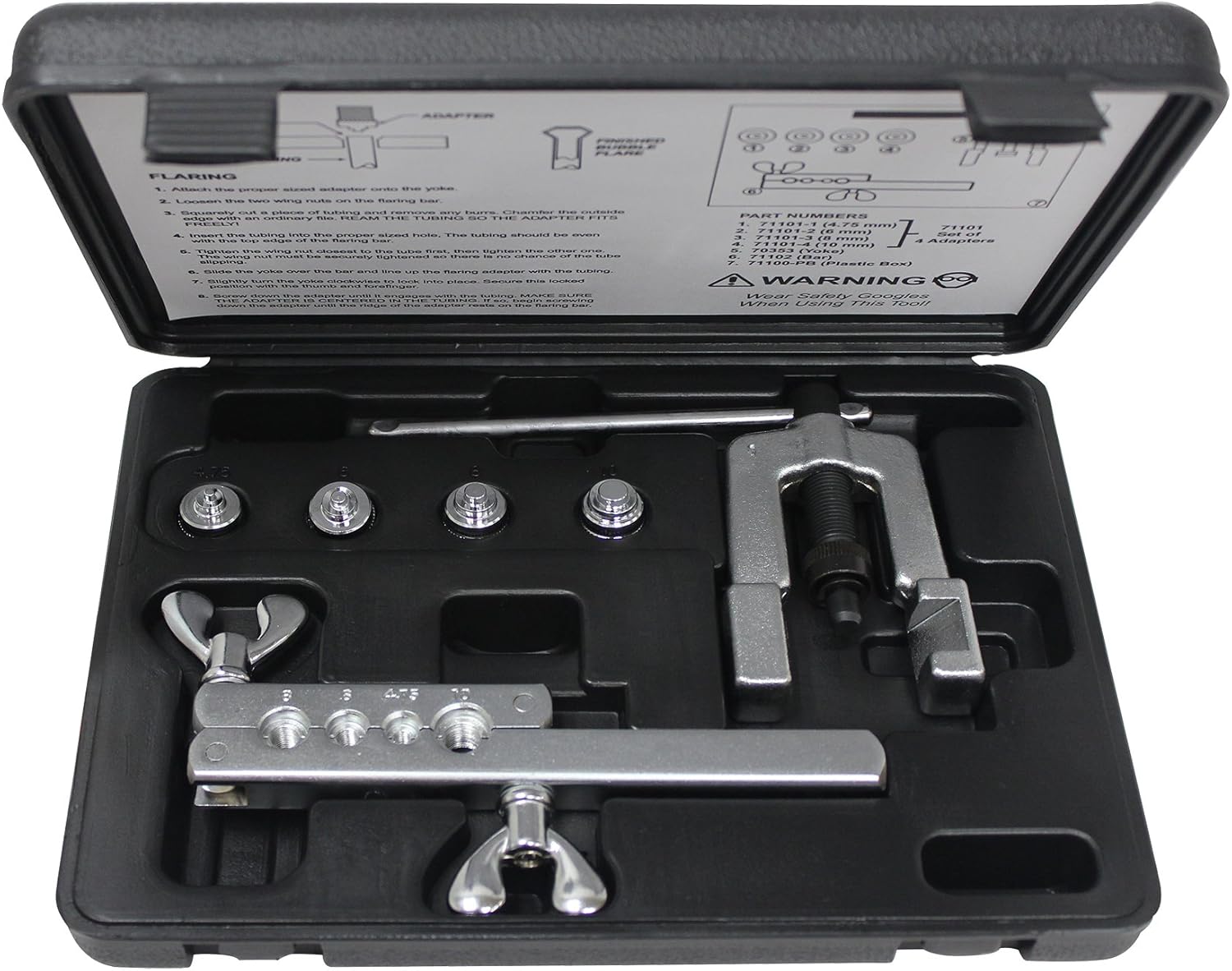Mastercool (71100 Black ISO Metric Bubble Flaring Tool Set