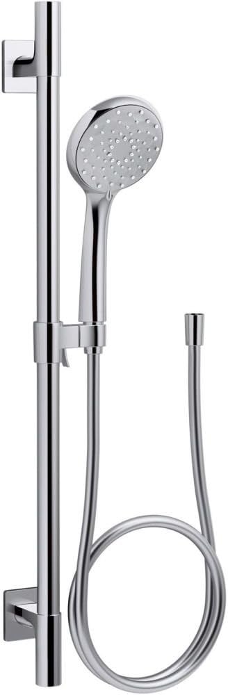 KOHLER K-99243-CP Awaken B110 Deluxe Slidebar Kit, Polished Chrome