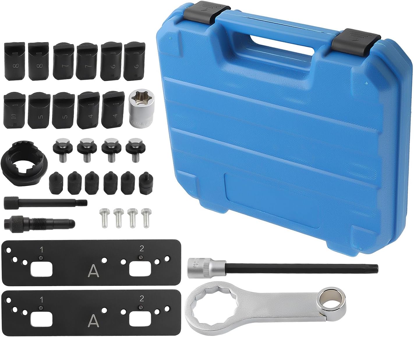 maXpeedingrods EA839 Camshaft Timing Tool Kit for Porsche for Audi 2.9T 3.0T Hybrid Version CXT EA839 Engine, with Mounting Removal Socket T40382 Camshaft Adjuster Counter Holder T40331 T90002