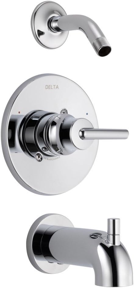 Delta Faucet T14459-LHD Trinsic 14 Series Tub/Shower Trim with Less Showerhead, Chrome