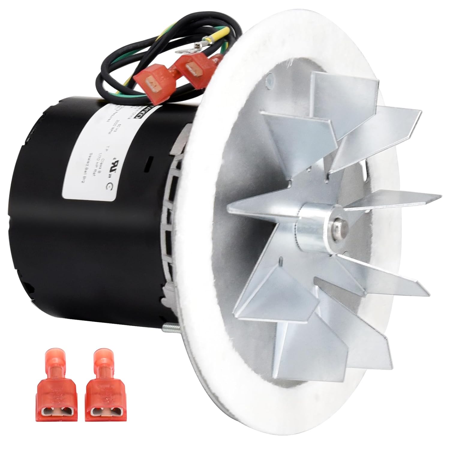 250-00527 Exhaust Blower for Lopi & Avalon Pellet Stoves, Combustion Blower Motor Only for Lopi Pioneer Bay PI & FoxFire 400 PS & Heritage Bay PS, Avalon Newport Bay & 900 PS & Avanti Pellet Stoves