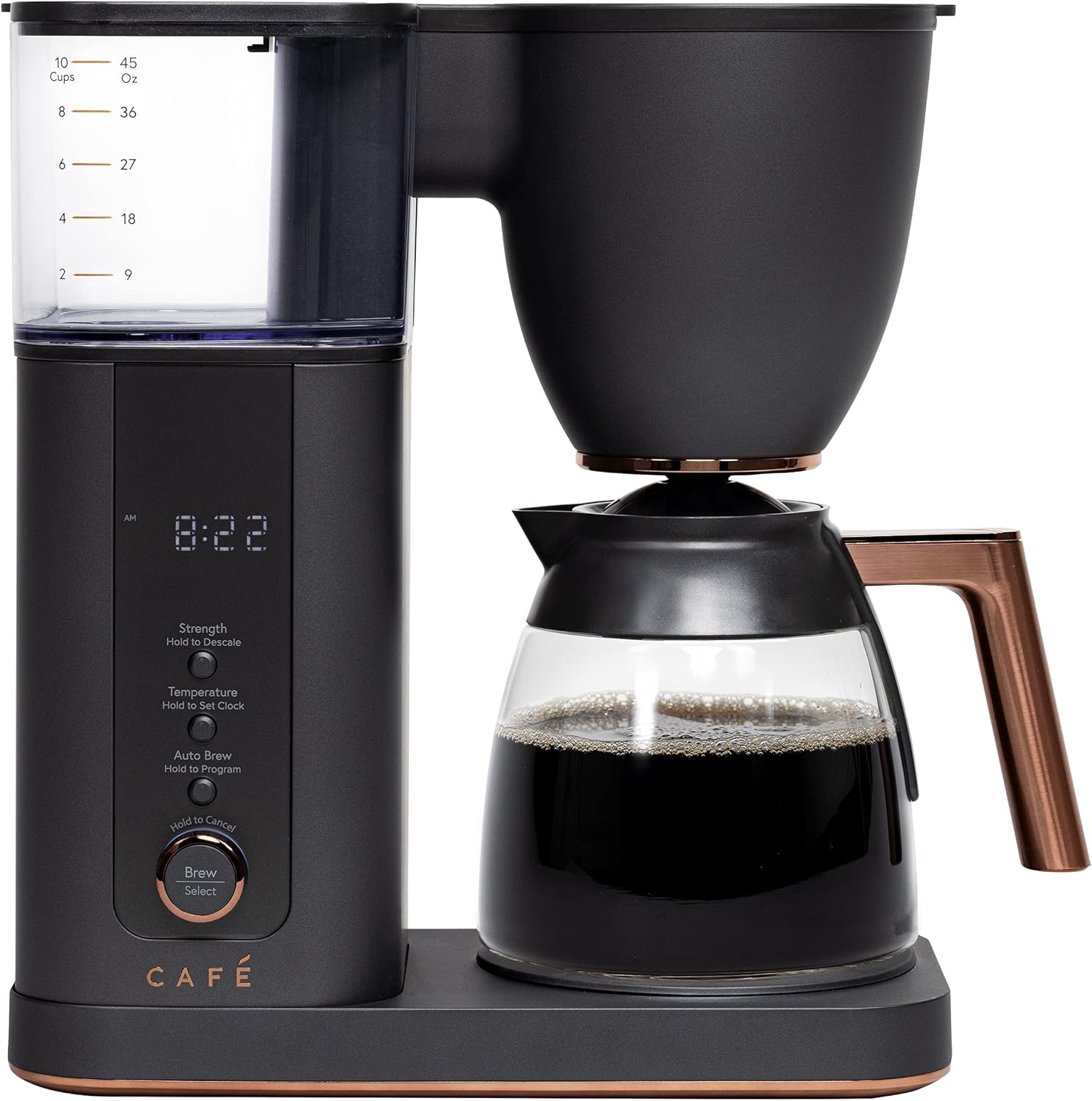 Café Specialty Drip Coffee Maker | 10-Cup Insulated Thermal Carafe | WiFi Enabled Voice-to-Brew Technology | Smart Home Kitchen Essentials | SCA Certified, Barista-Quality Brew | Matte Black