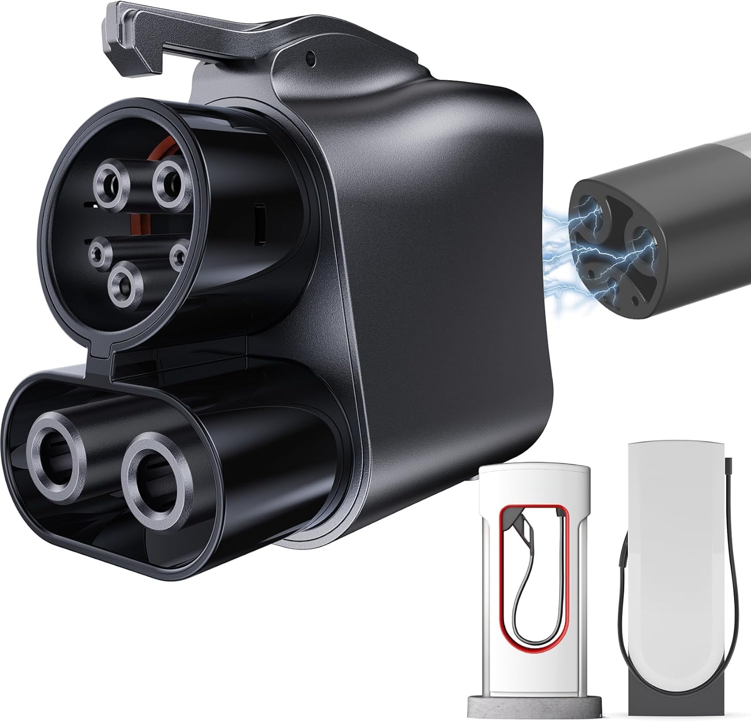 2025 Upgraded for Tesla Supercharger to CCS1 Charging Adapter, Max 500A 1000V- Fast Charge NACS to CCS Charging Adapter, Compatible with Tesla V3/V4 Superchargers