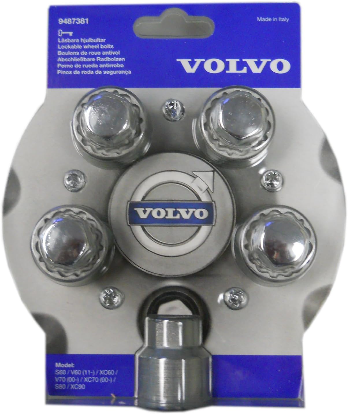 Genuine Volvo Wheel Lock Lug Nut Kit S60 XC60 V70 XC70 S80 XC90 See Chart NEW