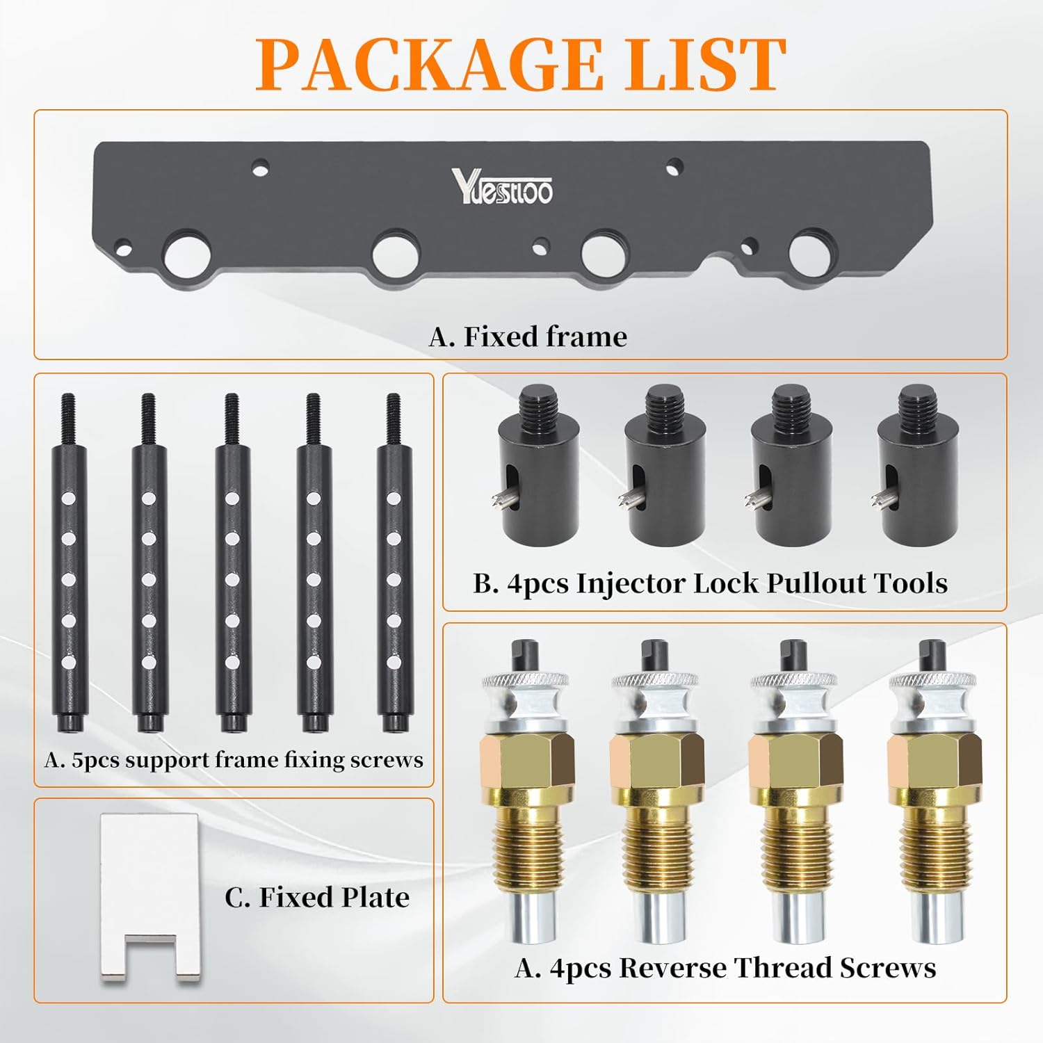 Fuel Injector Removal Install Tool Kit 2358417 2358022 Replacement, Compatible with BMW B36 B38 B48 B58 Engines, Injector Tool