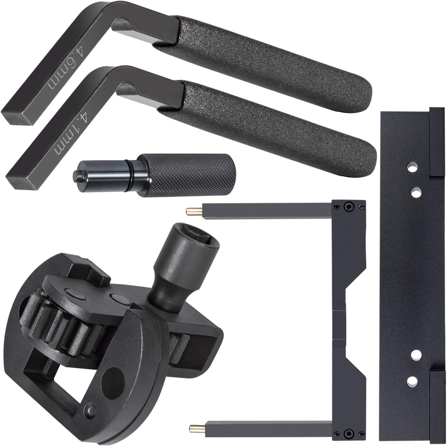 For Detroit Diesel DD15 DD16 Engine Camshaft Timing Tool+TDC Locating Pin+Brake Adjustment Tool 4.6MM&4.1MM+Barring Tool W470589104000 W470589001500 W470589046300/J-46392 W470589042300 W470589022300