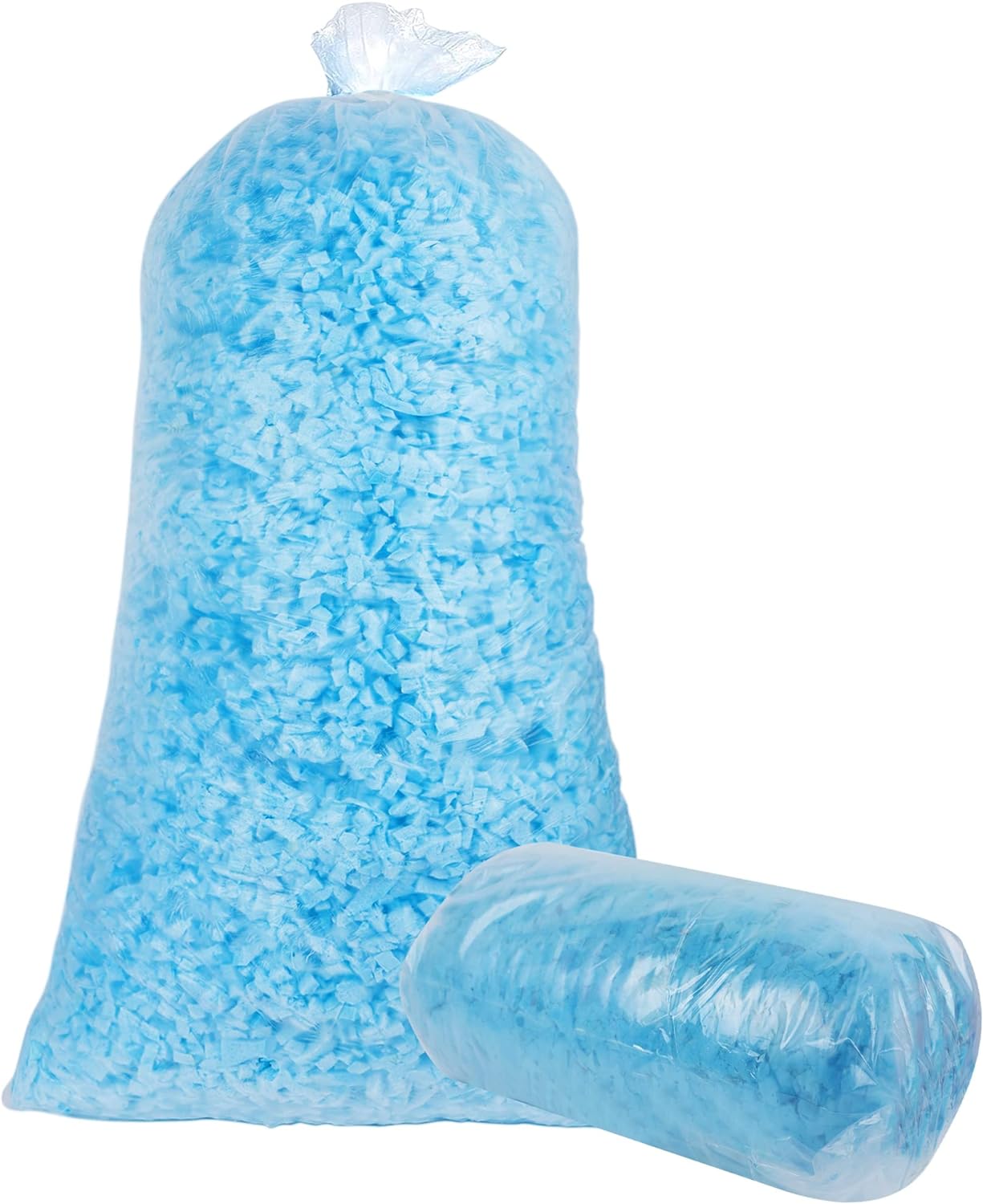 DR.DUDU 20 lbs Bean Bag Filler Foam, Shredded Gel Memory Foam Filling, Premium Soft and Comfortable Pillow Stuffing Foam for Couch Cushion Dog Bed Chair Arts Crafts Stuffed Animal