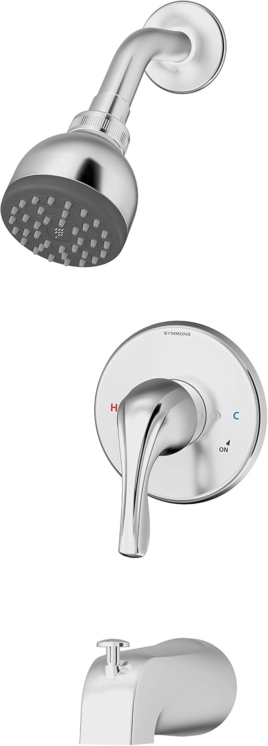 Symmons 9602-PLR-1.5 Origins 1-Handle Tub & Shower Faucet, Chrome