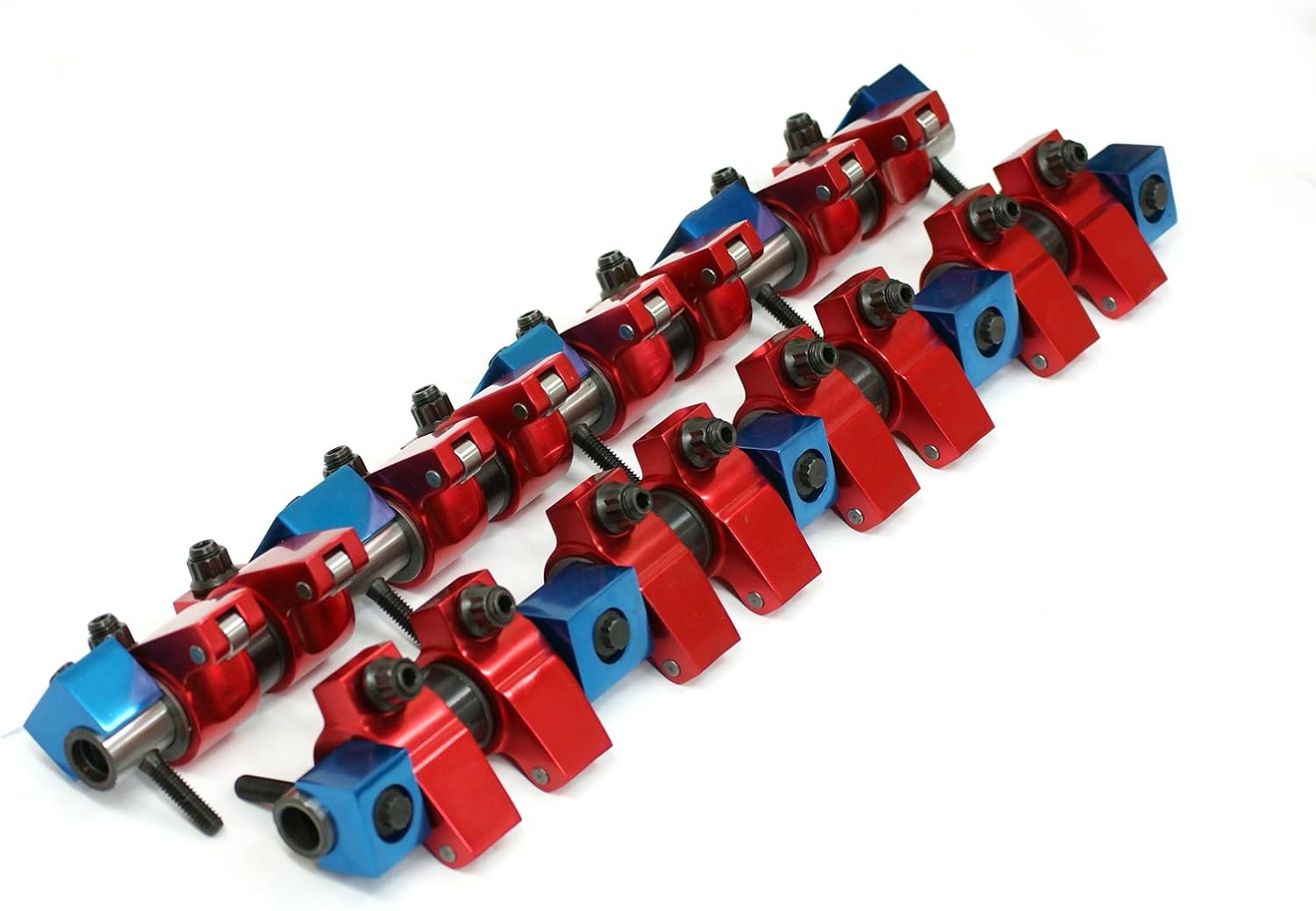 Speedmaster PCE261.1031 Compatible with Mopar and Compatible with Chrysler SB 318 340 360 1.5 Ratio Aluminum Roller Rocker Arms & Shafts