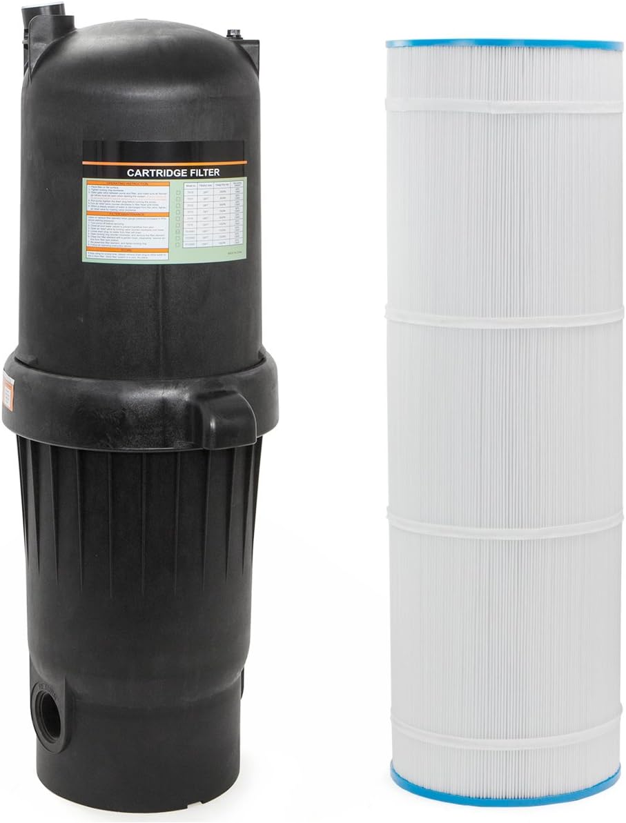 XtremepowerUS 175 sq/ft Swimming Pool Cartridge Filter In-Ground Pool/Spa Pool Filter for Pool Up to 35,000 Gallons