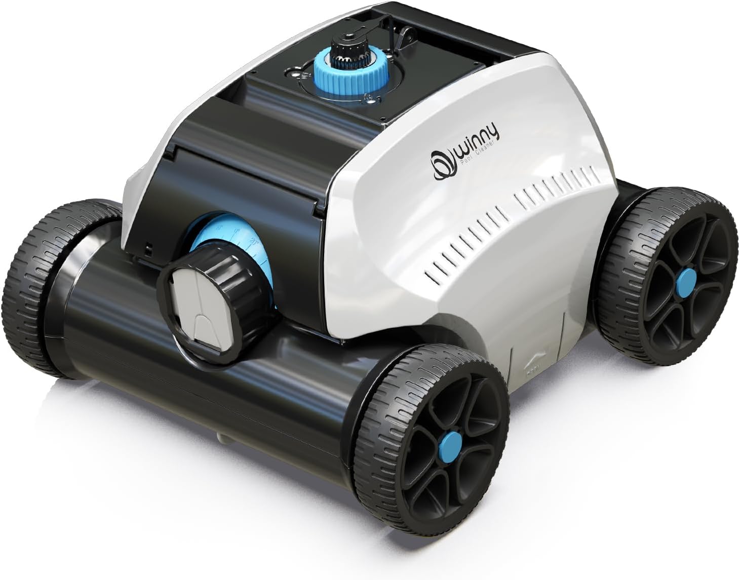 (2025 Upgrade) Cordless Robotic Pool Vacuum for Above Ground Pools, 130-Mins Runtime Pool Cleaner with Self-Parking & 1300 Sq. Ft Coverage, Powerful Suction & 6600mAh (ice Blue)