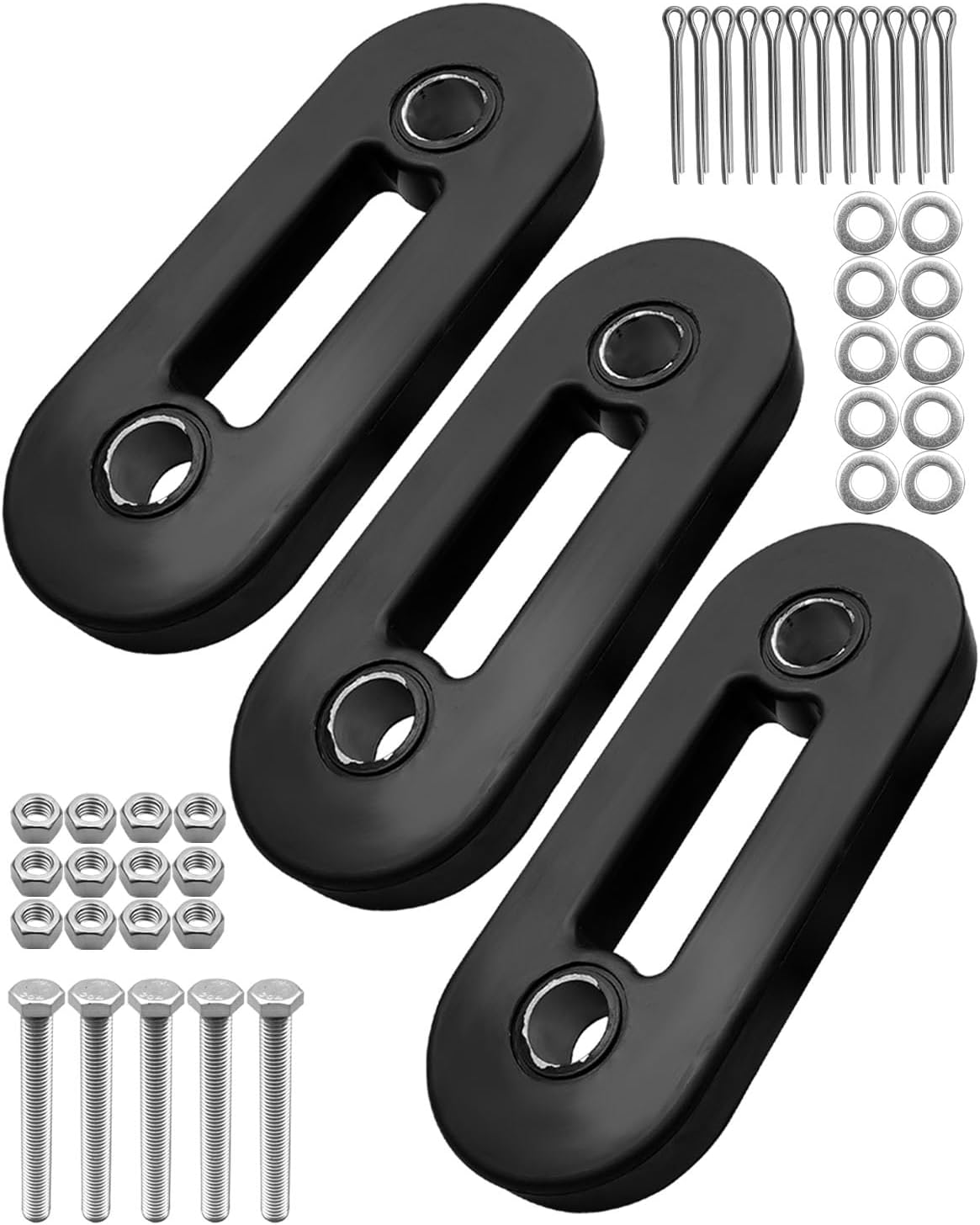 Elastomeric Rubber Trip Spring Kit Replace 27351, Plow Spring Fit for Western Suburbanite Plow Fisher Homesteader Poly Plow 3PCS