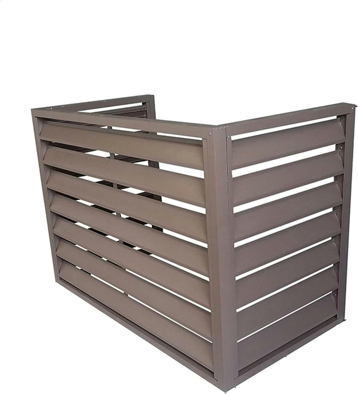 Air conditioner fence for outside units，mini split pipe cover，Anti-Theft Sturdy Aluminum AC Covers,mini split condenser cover,fence to hide air conditioner, Applicable to air conditioner outdoor unit