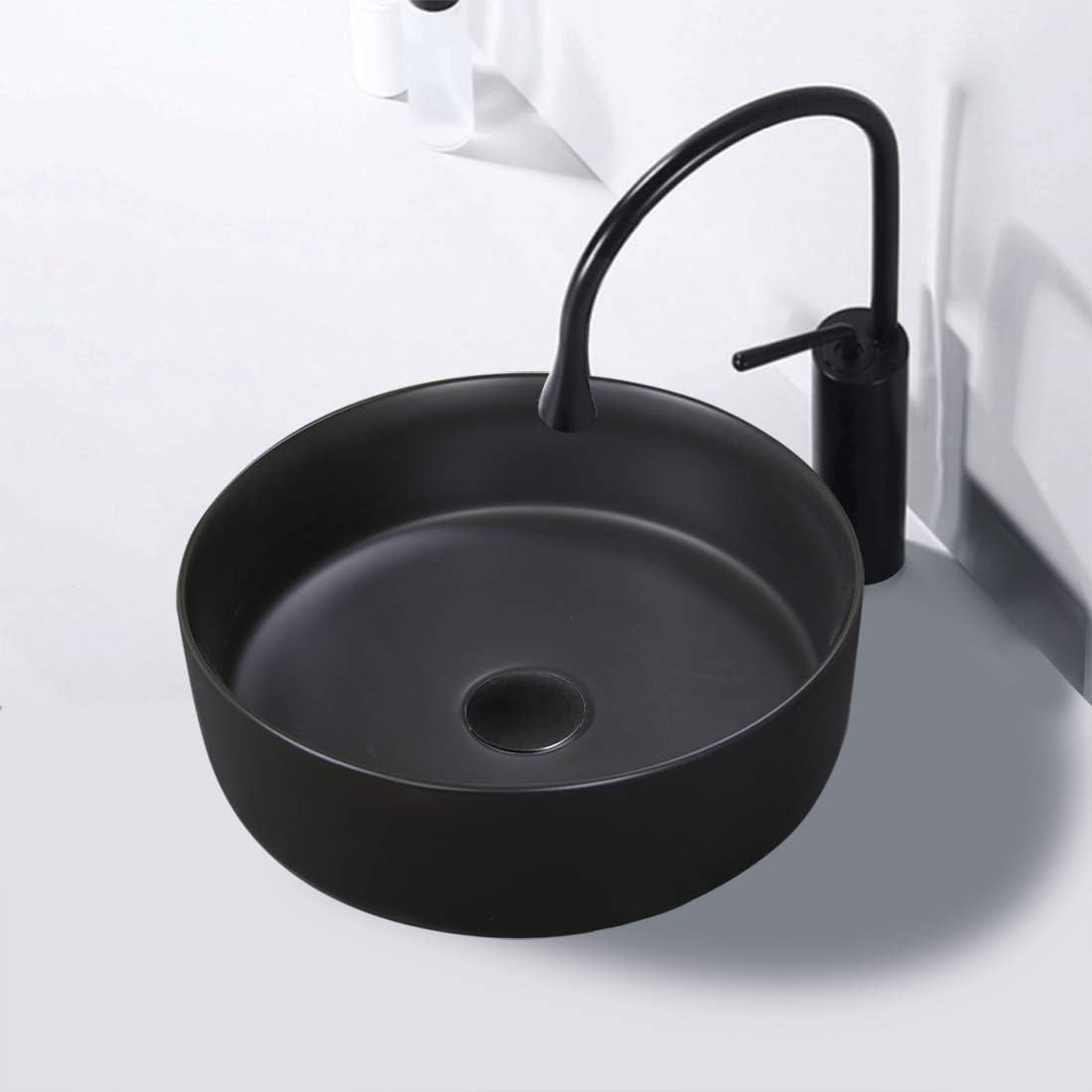 Winzo Round Bathroom Sink 14.2
