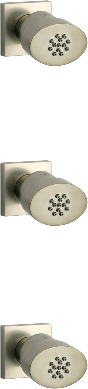 La Toscana 89PW721 Lady 3-Piece Thermostatic Shower Body Spray, Brushed Nickel