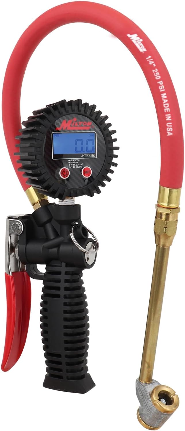 Milton S-578D Pro Digital Tire Inflator with Pressure Gauge, 15