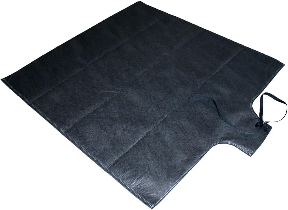 ENPAC Boss Dewatering Filter Bag, 6'x6', Black, Non-woven Geotextile, Double-stitched, Easy-to-use