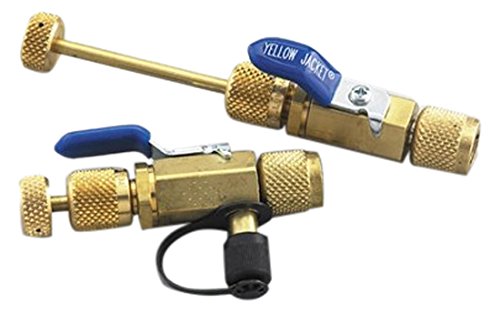 YELLOW JACKET 18985 Vacuum/Charge Valve with Side Port, 5/16