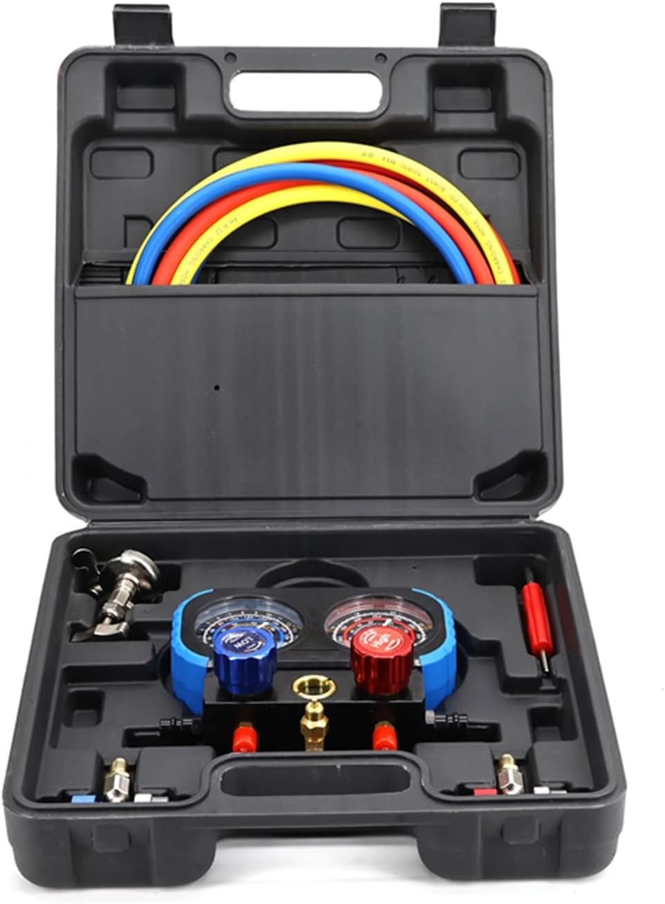 Double Gauge air Conditioner Refrigerant Filling Group Copper pressur/e Adjustable Tester Equipment