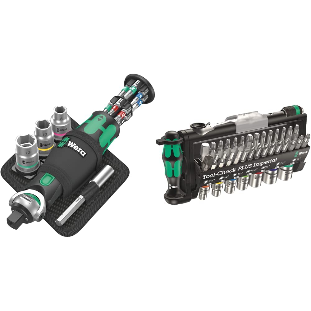 Wera Ratchet Set (8009) and Imperial Tool Kit (39 Pieces)