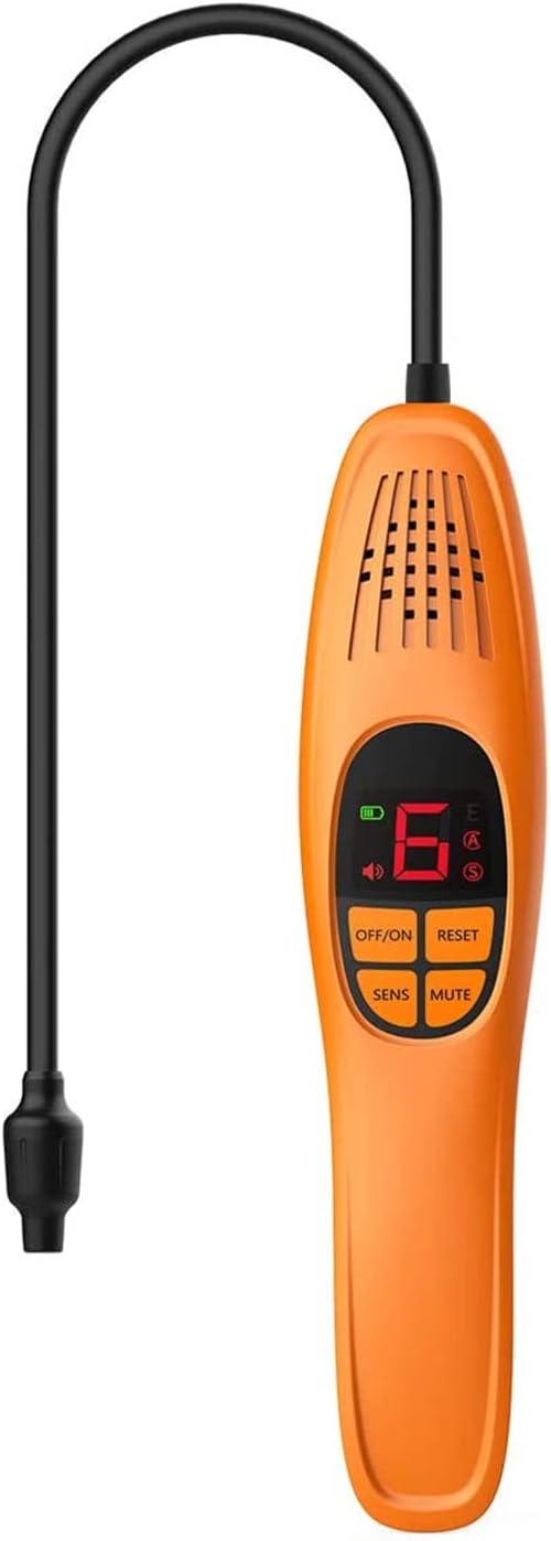 Elitech Refrigerant Leak Detector, Freon Leak Detector, Freon Sniffer Automotive Halogen Gas Leak Detector for R134A R410A R1234YF R600a R290 CFCs HCFCs HFCs HCs HFOs, LD-100+