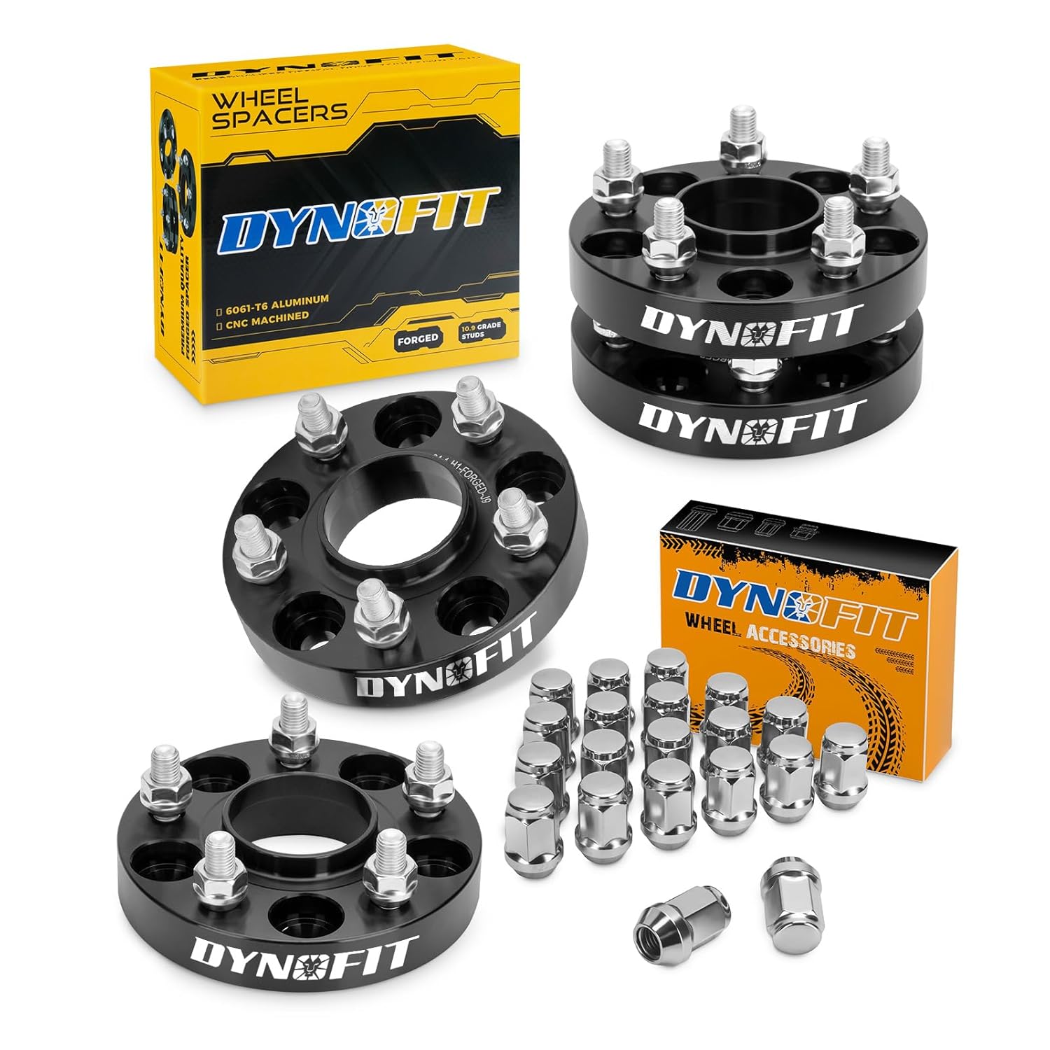 Dynofit M12x1.5 Lug Nuts with 1