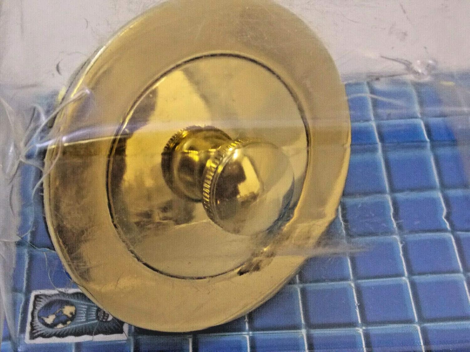 Jaclo 538-PB Lift and Turn Drain Strainer, Polished Brass