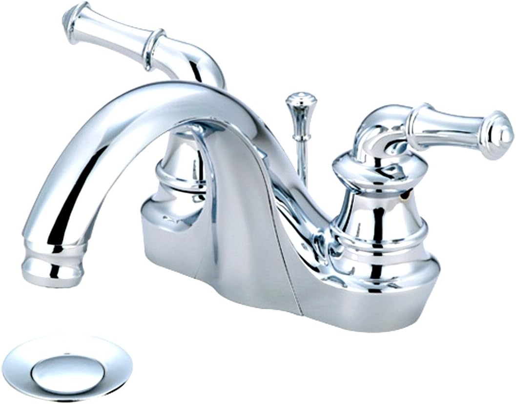 Pioneer 3DM100-BN Two Handle Lavatory Faucet, PVD Brushed Nickel Finish