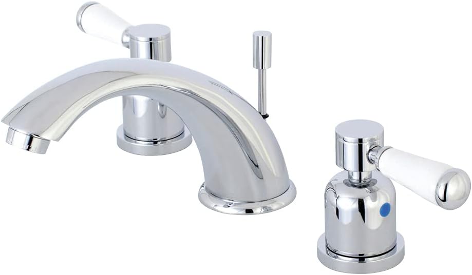 Kingston Brass KB8961DPL Paris Widespread Bathroom Faucet, 5.75 x 4.06 x 2.31, Polished Chrome