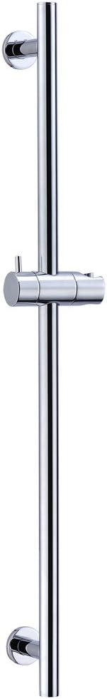 Kelica Solid Wall Mount Brass Hand Shower Slide Bar for handheld shower head Chrome