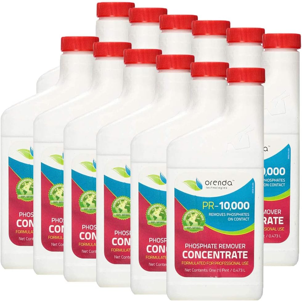 Orenda PR-10000 Phosphate Remover Concentrate Pool Spa Pint 12 Pk ORE-50-225-12