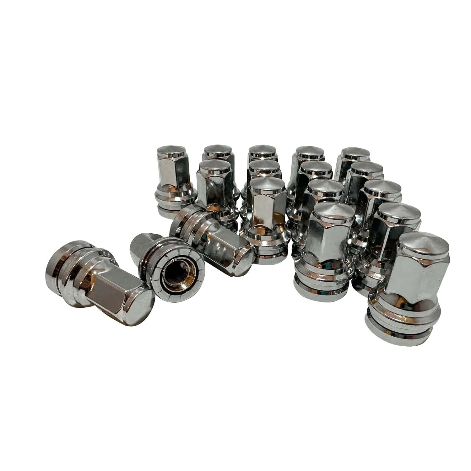 Set of 32 14x2.0mm Lug Nuts, Hunting Horse 1.9 Inch Tall Inch 13/16