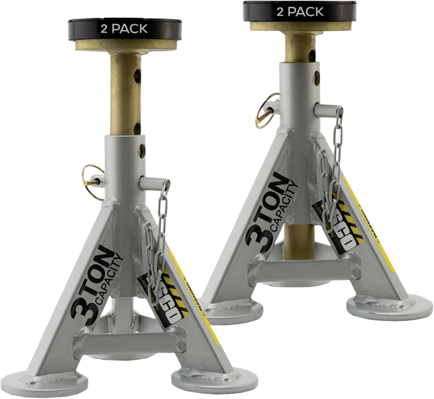 ESCO 3 Ton Performance Shorty Low Profile Jack Stands, 1 Pair