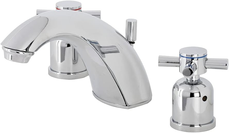 Kingston Brass FB8951DX Concord Widespread Bathroom Faucet, 10.56 x 4.75 x 4.13, Polished Chrome