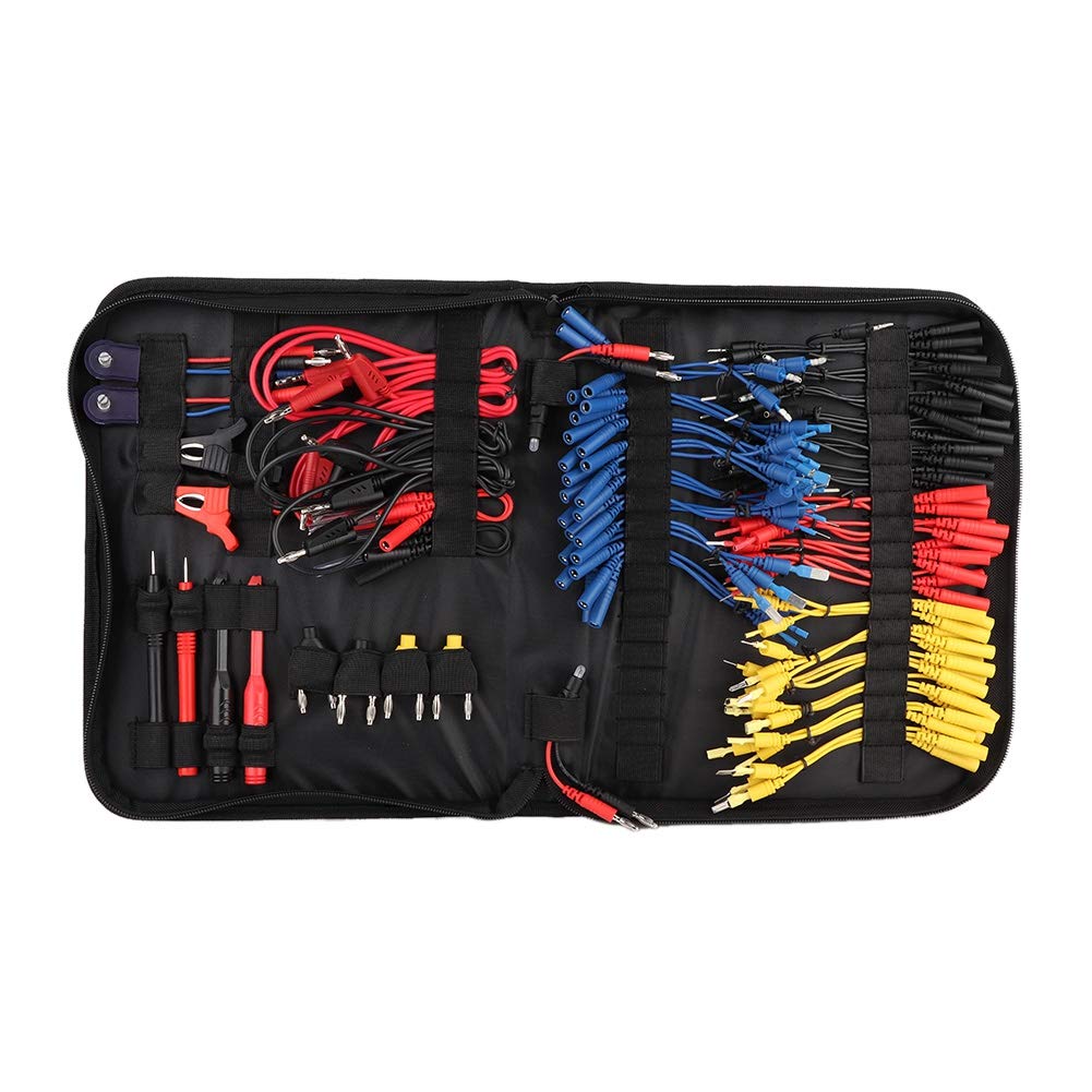 Automotive Test Lead Kit, Multi-Function Automotive Circuit Test Leads Kit Auto Diagnostic Tools Electrical Tester Wiring Accessories Kit with 2 LED Lights for Automotive Multimeter