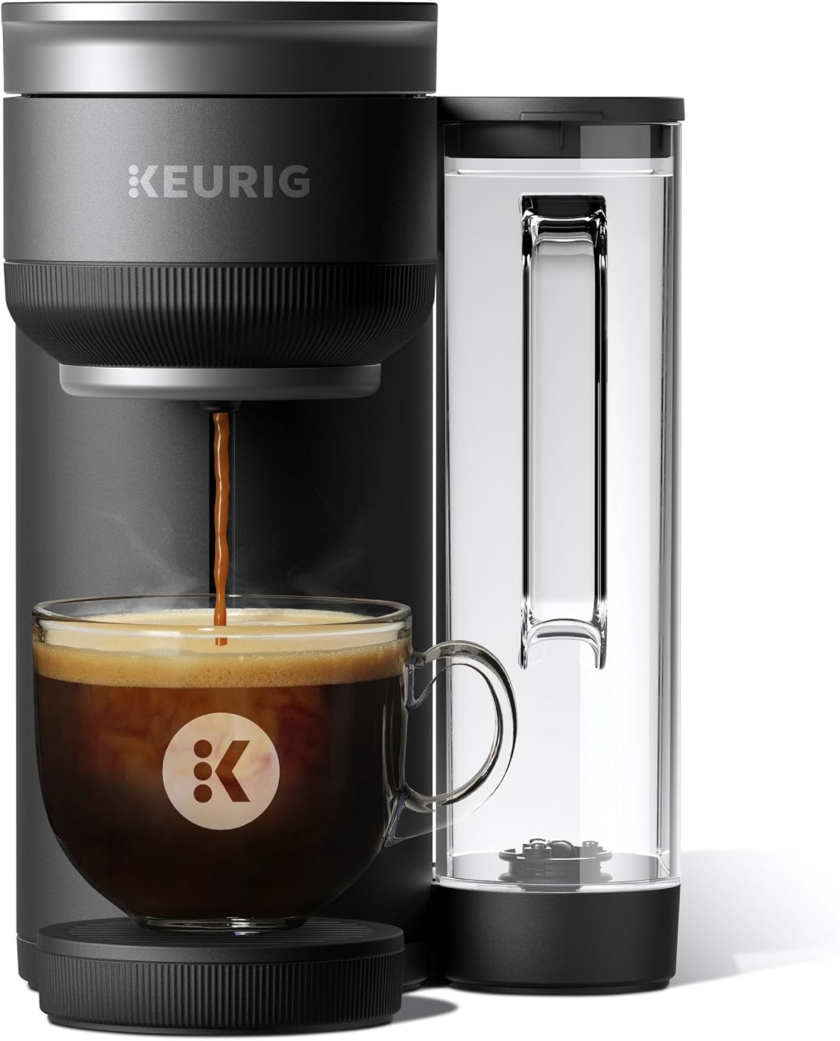 Keurig K-Crema Single Serve K-Cup Pod Coffee Maker, PressureInfusion & MultiStream Technology, Brews Crema-Topped Coffee, Espresso-Style Shots, Classic Coffee, Tea, Cocoa, 72 oz Removable Reservoir