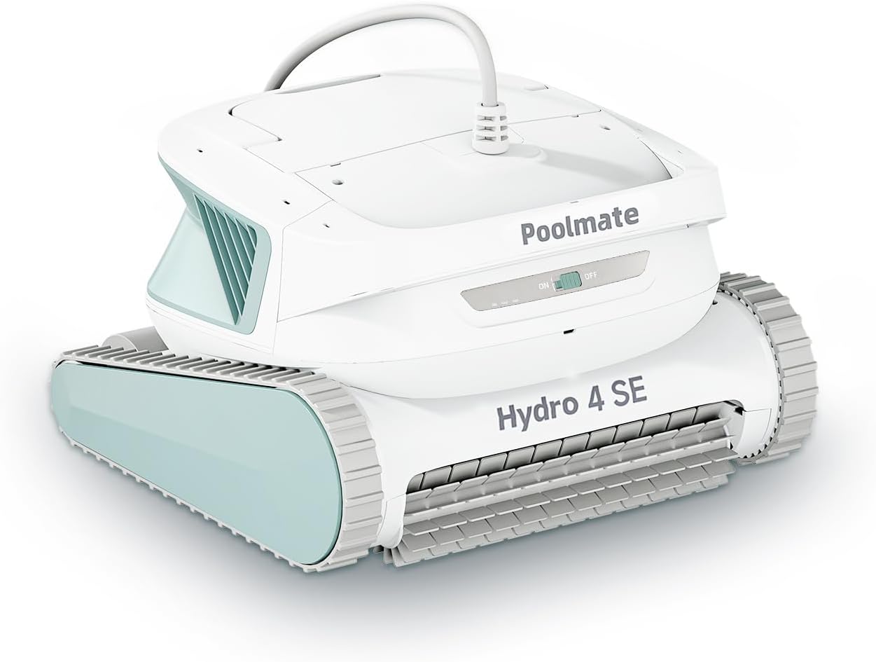 (2025 Upgraded) Cordless Robotic Pool Cleaner, Automatic Pool Vacuum for Inground and Above Ground Pools, Lasts 200 Mins, Floor/Wall/Waterline Cleaning, Dual Inlet, Waterline Technology, Self-Parking